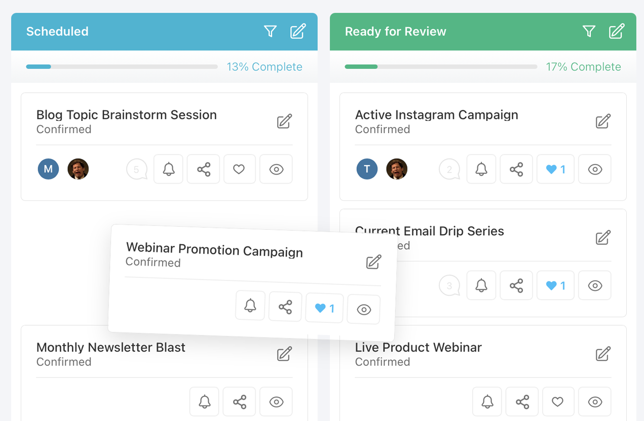Drag-and-drop reordering of tasks within and between task groups